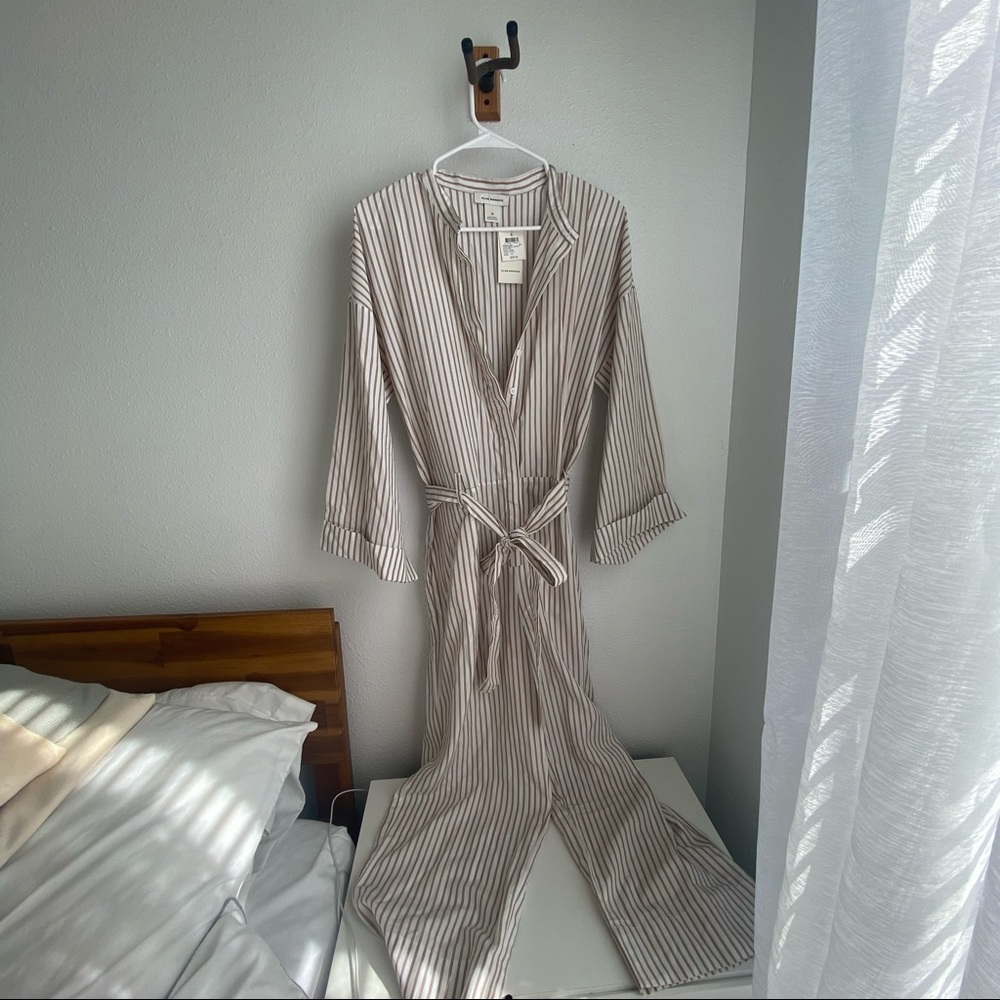 Club Monaco Button down Jumpsuit - Size Ten